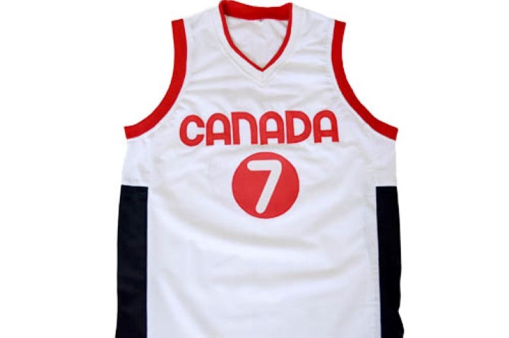 Steve Nash Jersey #7 Team Canada Basketball White
