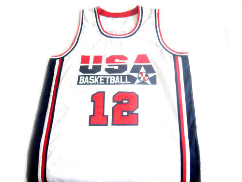 John Stockton Jersey #12 Team USA Basketball White