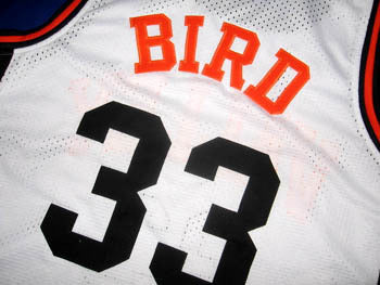 Larry Bird Jersey #33 Valley High School Basketball White