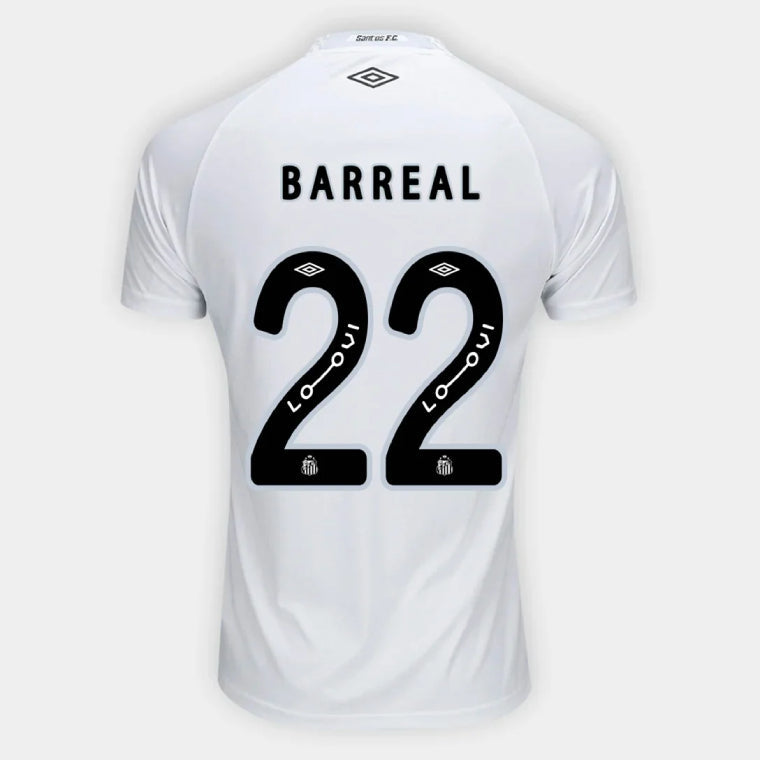 Santos FC BARREAL 22 Home 2025-26 Jersey – White