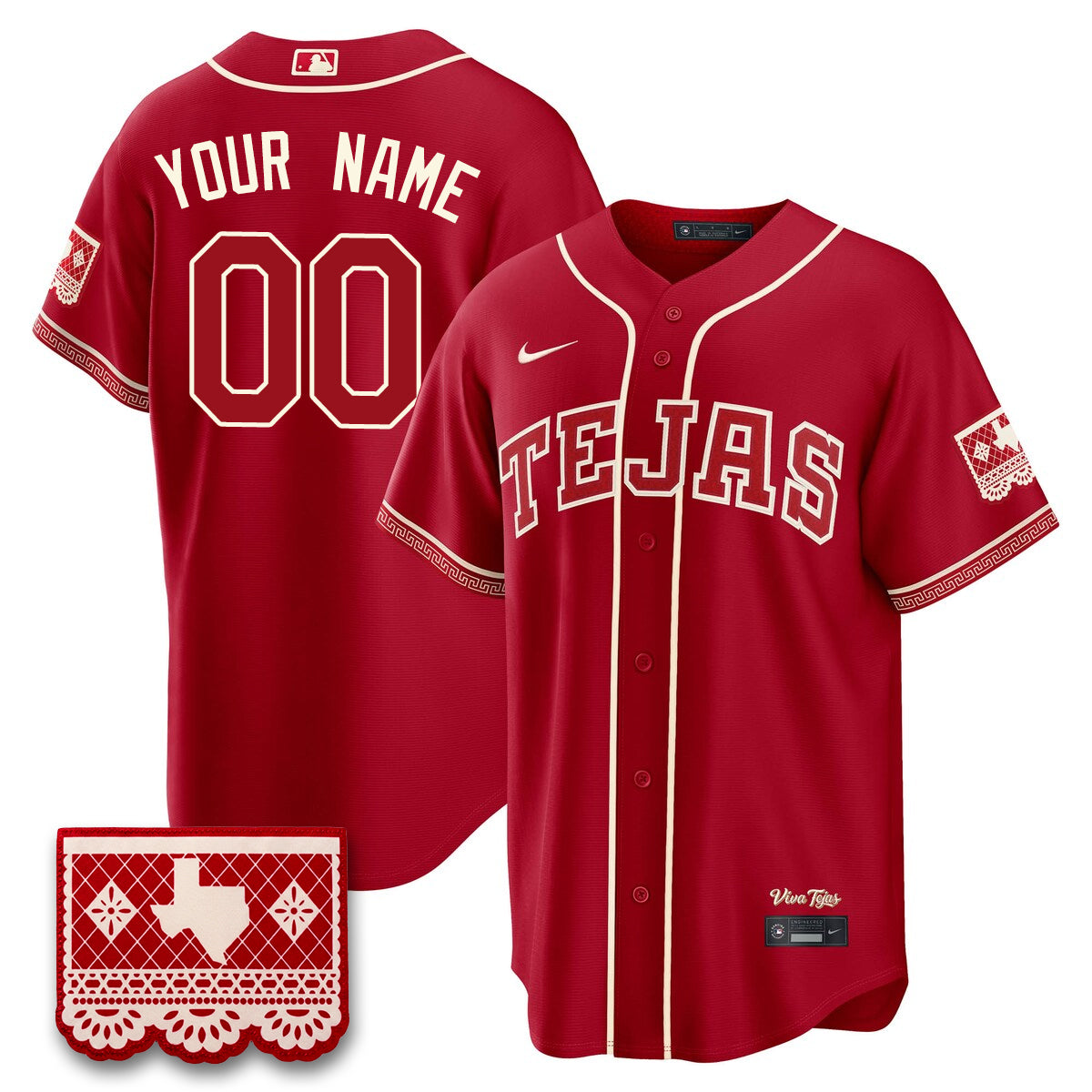 Texas Rangers 2026 City Connect Vapor Custom Jersey - All Stitched