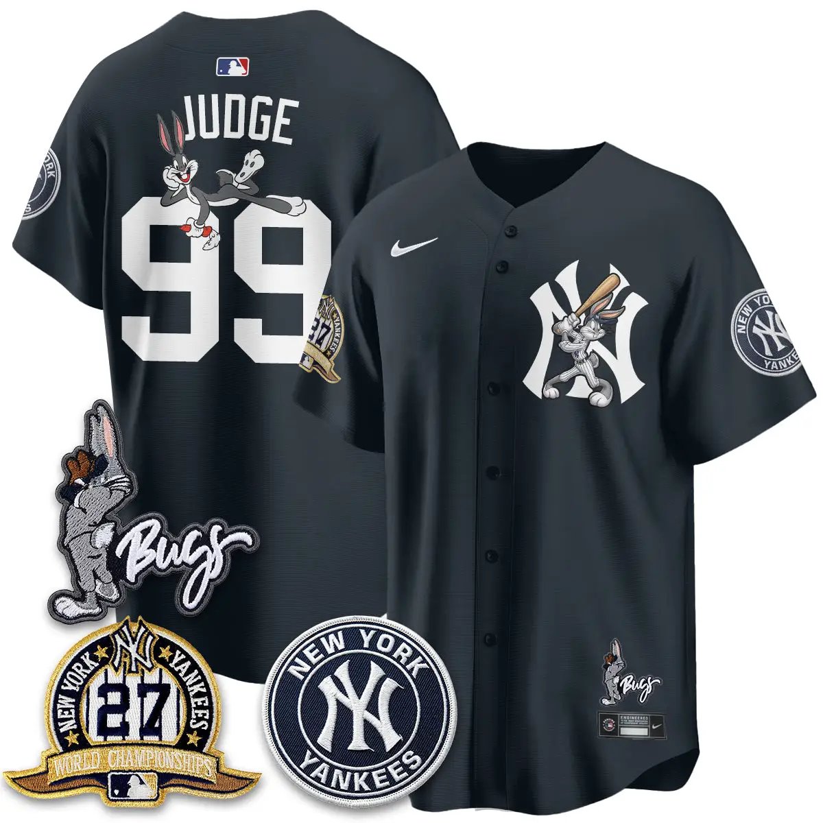 Men New York Yankees Bunny Vapor Limited Jersey - All Stitched