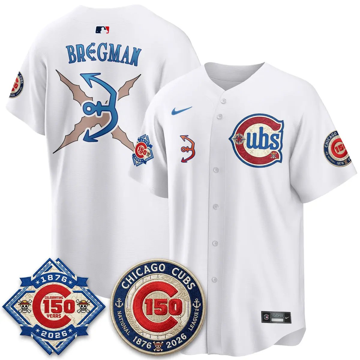 Men Chicago Cubs x Japanese Cartoon Limited Jersey -  Stitched
