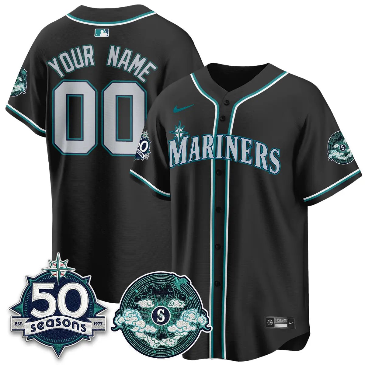 Seattle Mariners x Fort Wayne Night Limited Custom Jersey - All Stitched