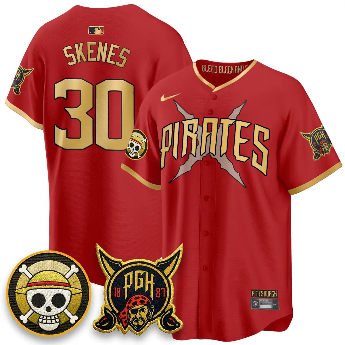 Men Pittsburgh Pirates 2026 City Connect x One Piece Vapor Limited Jersey - All Stitched