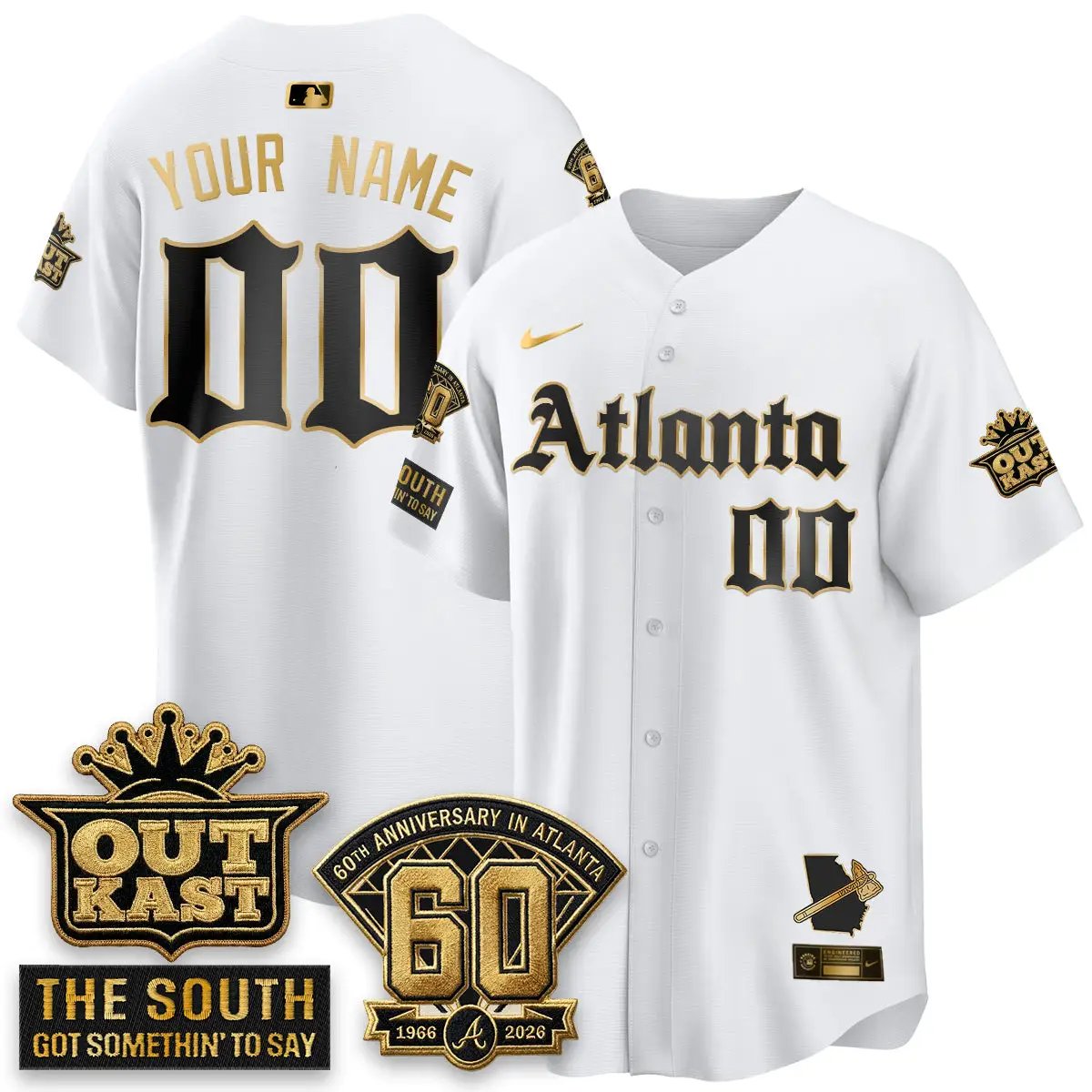 Atlanta Braves 2026 Gothic Edition Vapor Limited Custom Jersey - All Stitched
