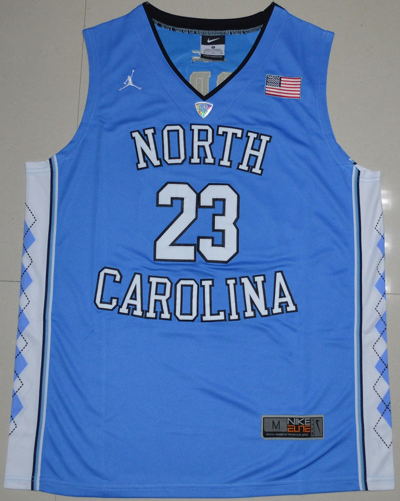 North Carolina Tar Heels #23 Michael Jordan NCAA Basketball Jersey Blue
