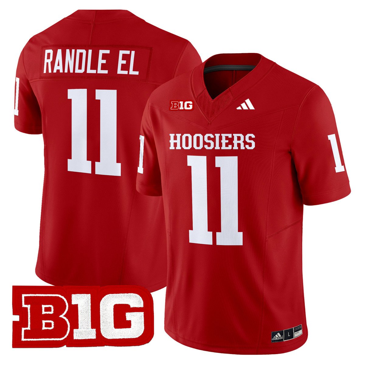 Randle El Jersey #11 Indiana Hoosiers 2025 Limited Stitched Crimson