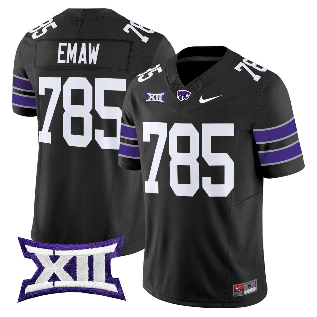 EMAW Jersey #785 Kansas State Wildcats 2025 Limited Stitched Black