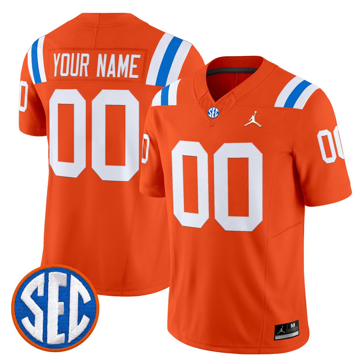 Custom Florida Gators Jersey Name, Number 1960s Throwback Vapor Limited Orange