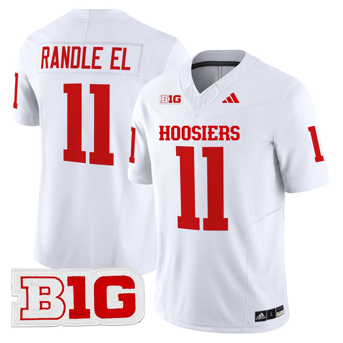 Randle El Jersey #11 Indiana Hoosiers 2025 Limited Stitched White