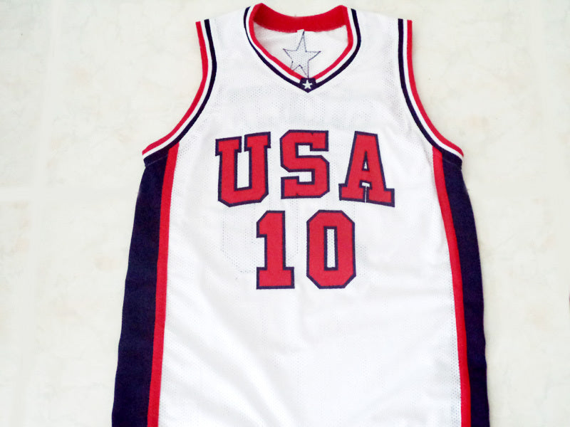 Kevin Garnett Jersey #10 Team USA New Basketball White