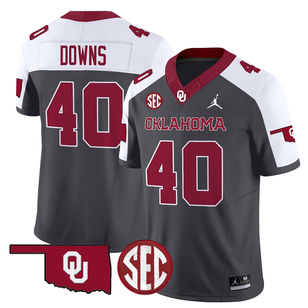Men Oklahoma Sooners 2024 Vapor Limited Jersey - SEC Patch - All Stitched