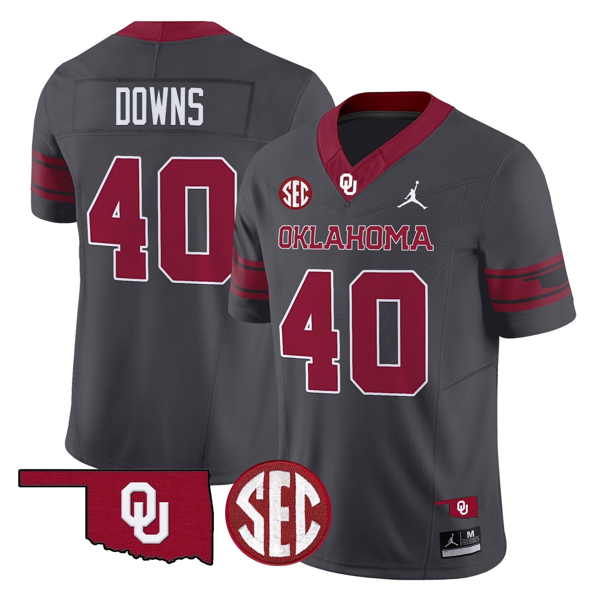 Men Oklahoma Sooners 2024 Vapor Limited Jersey - SEC Patch - All Stitched