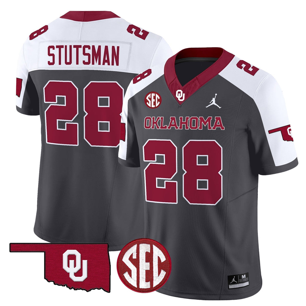 Men Oklahoma Sooners 2024 Vapor Limited Jersey - SEC Patch - All Stitched
