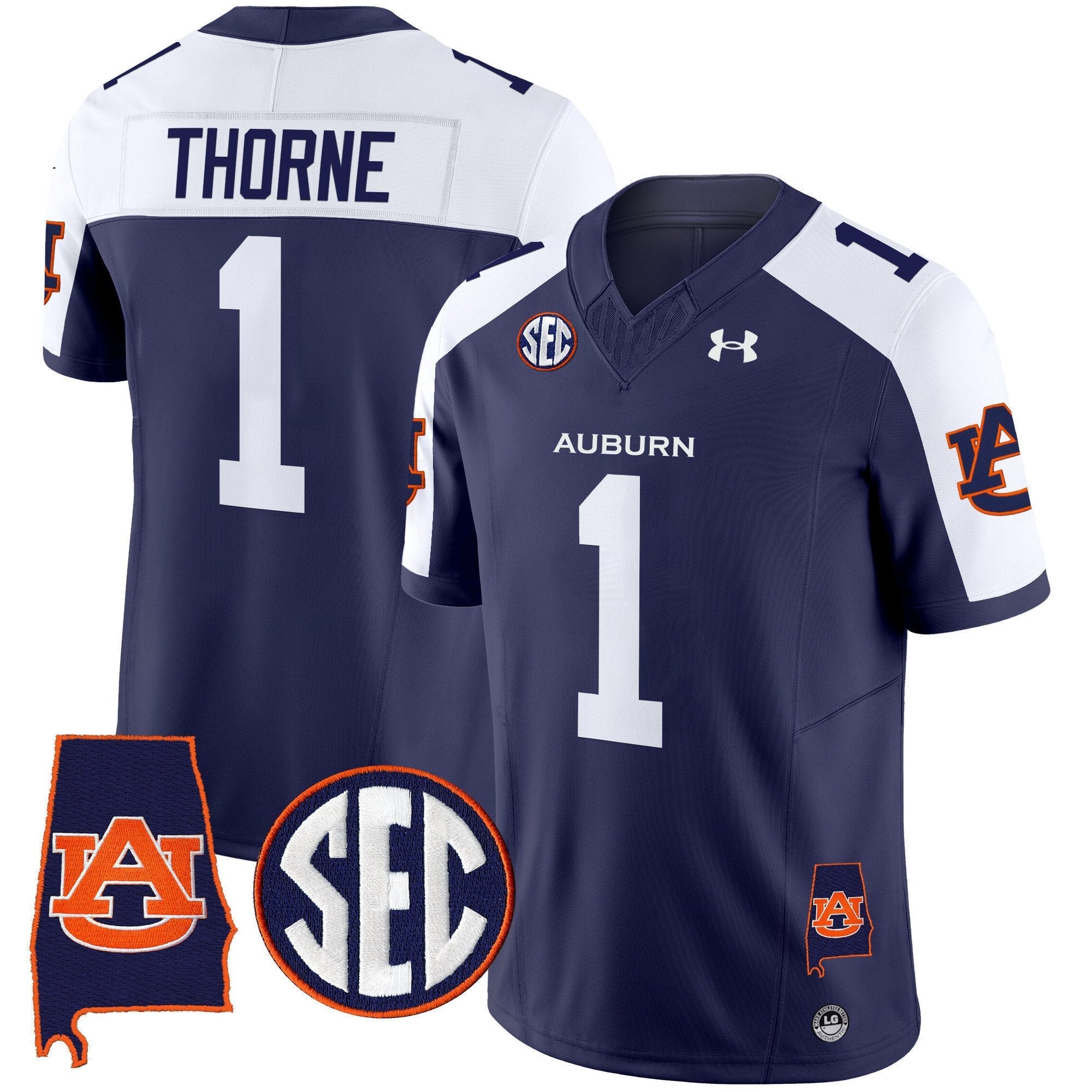 Auburn Tigers 2025 Alabama Patch Vapor Limited Jersey - All Stitched