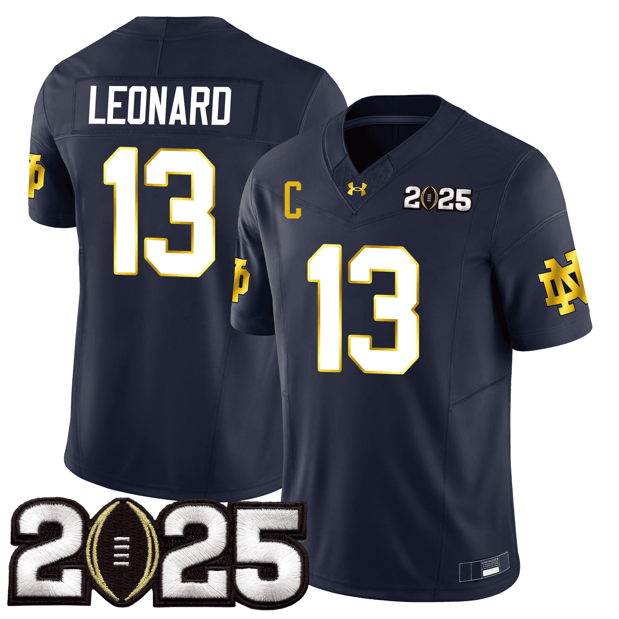 Men Notre Dame Fighting Irish 24/25 Jersey - CFP Final Patch - All Stitched