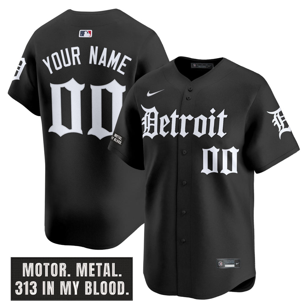 Detroit Tigers Custom Jersey All Stitched