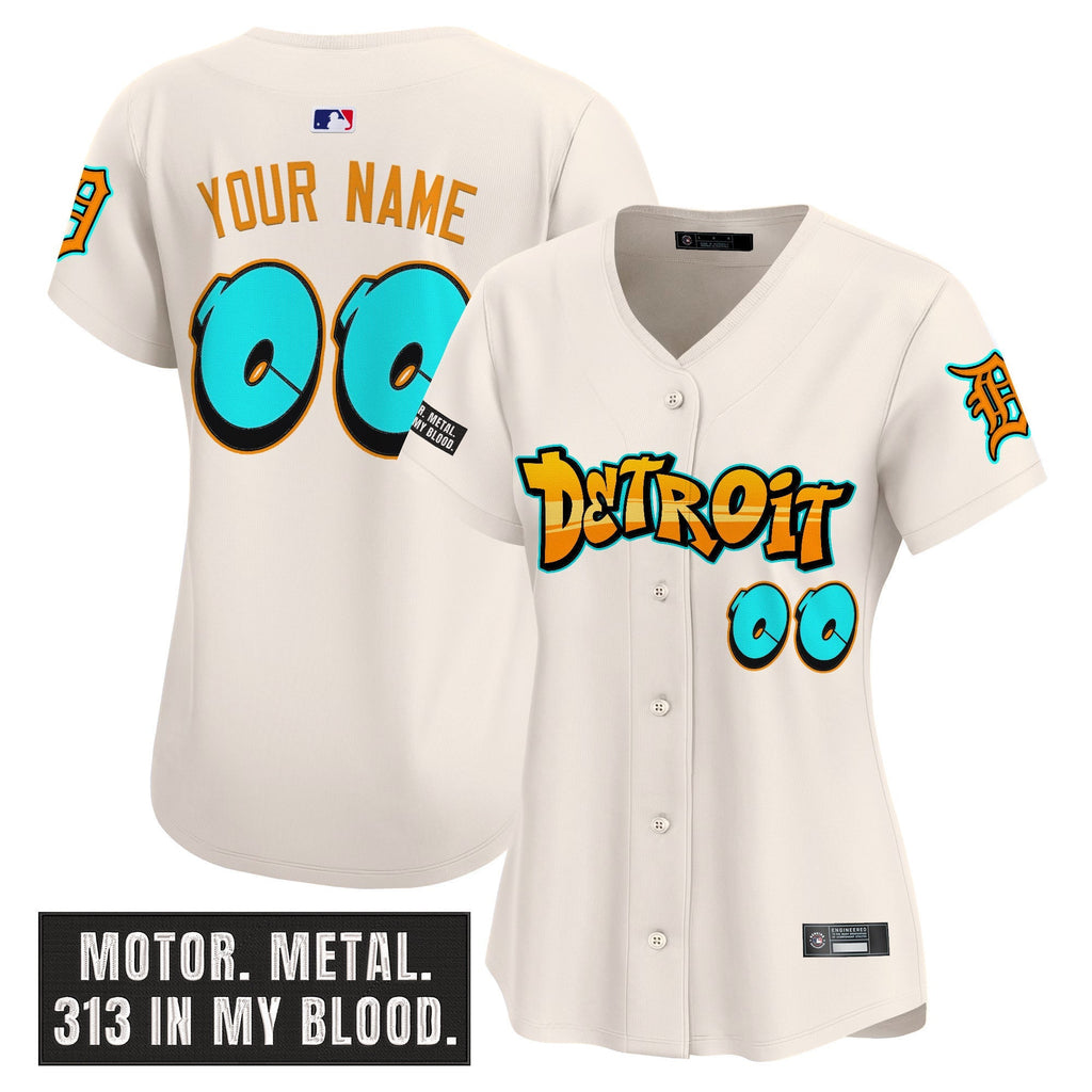 Detroit Tigers Custom Jersey All Stitched