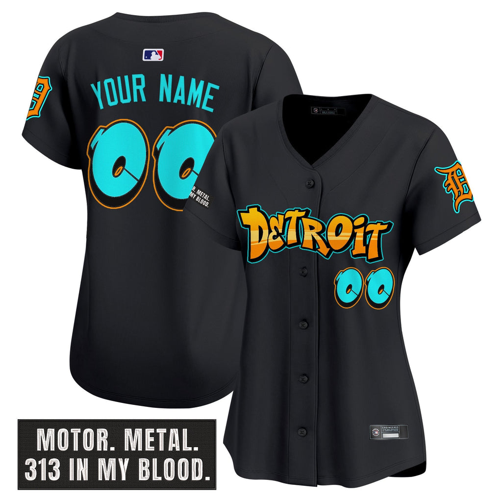 Detroit Tigers Custom Jersey All Stitched