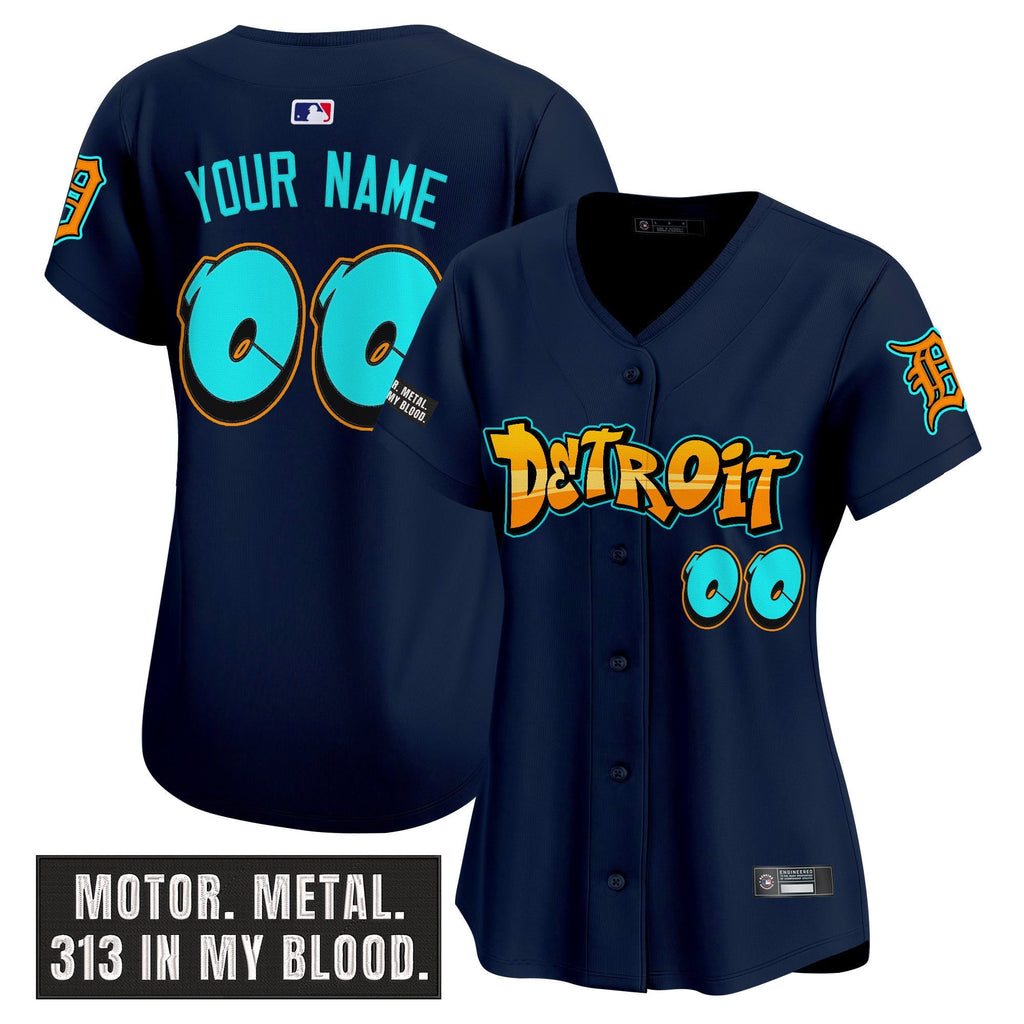 Detroit Tigers Custom Jersey All Stitched