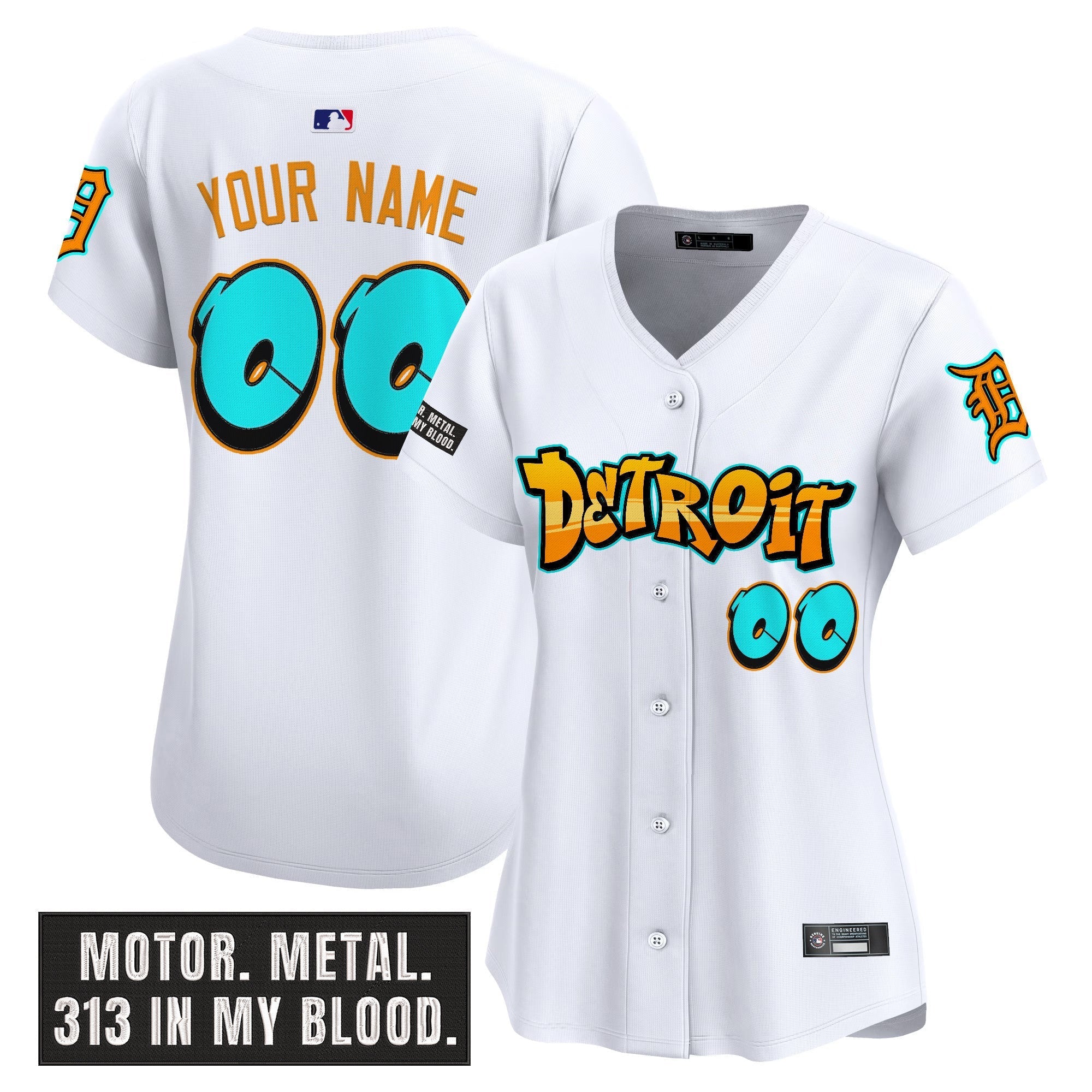 Detroit Tigers Custom Jersey All Stitched