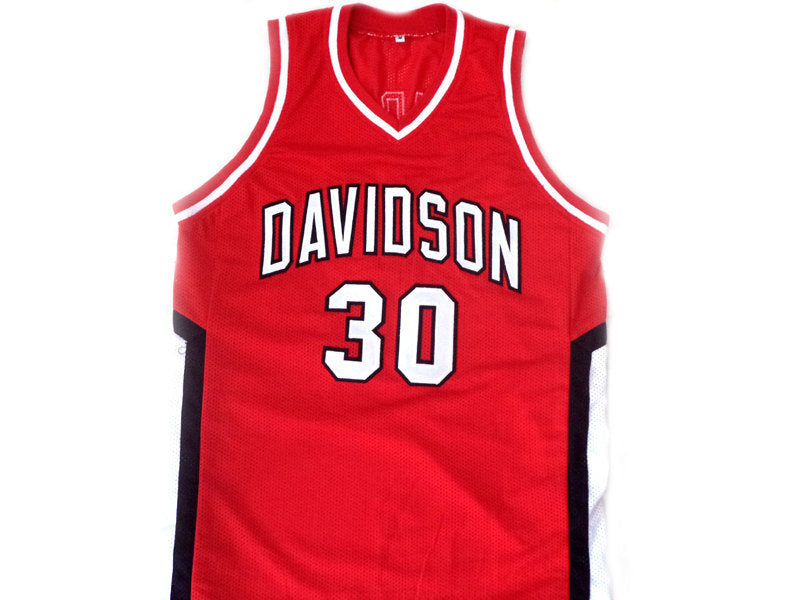 Stephen Curry Jersey #30 Davidson College Wildcats New Basketball Red (Copy)