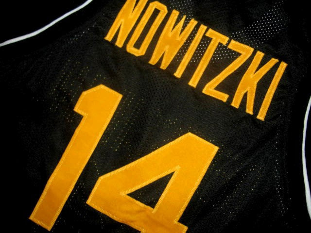 Dirk Nowitzki Jersey #14 Team Deutschland Germany Basketball Black