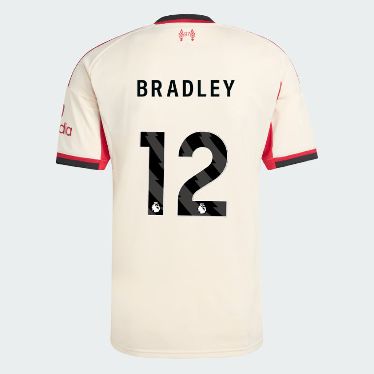 Liverpool 2025-26 CHIESA 14 Away Jersey – Cream