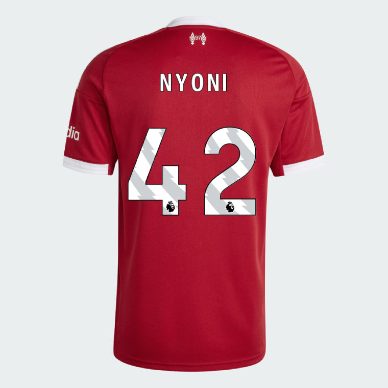 Liverpool 2025-26 NYONI 42 Home Jersey – Red