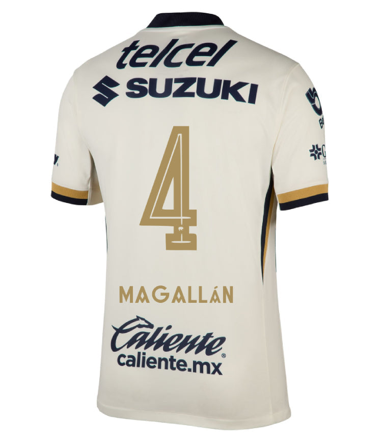 Pumas UNAM 2025-26 MAGALLÁN 4 Home Jersey – Blanco