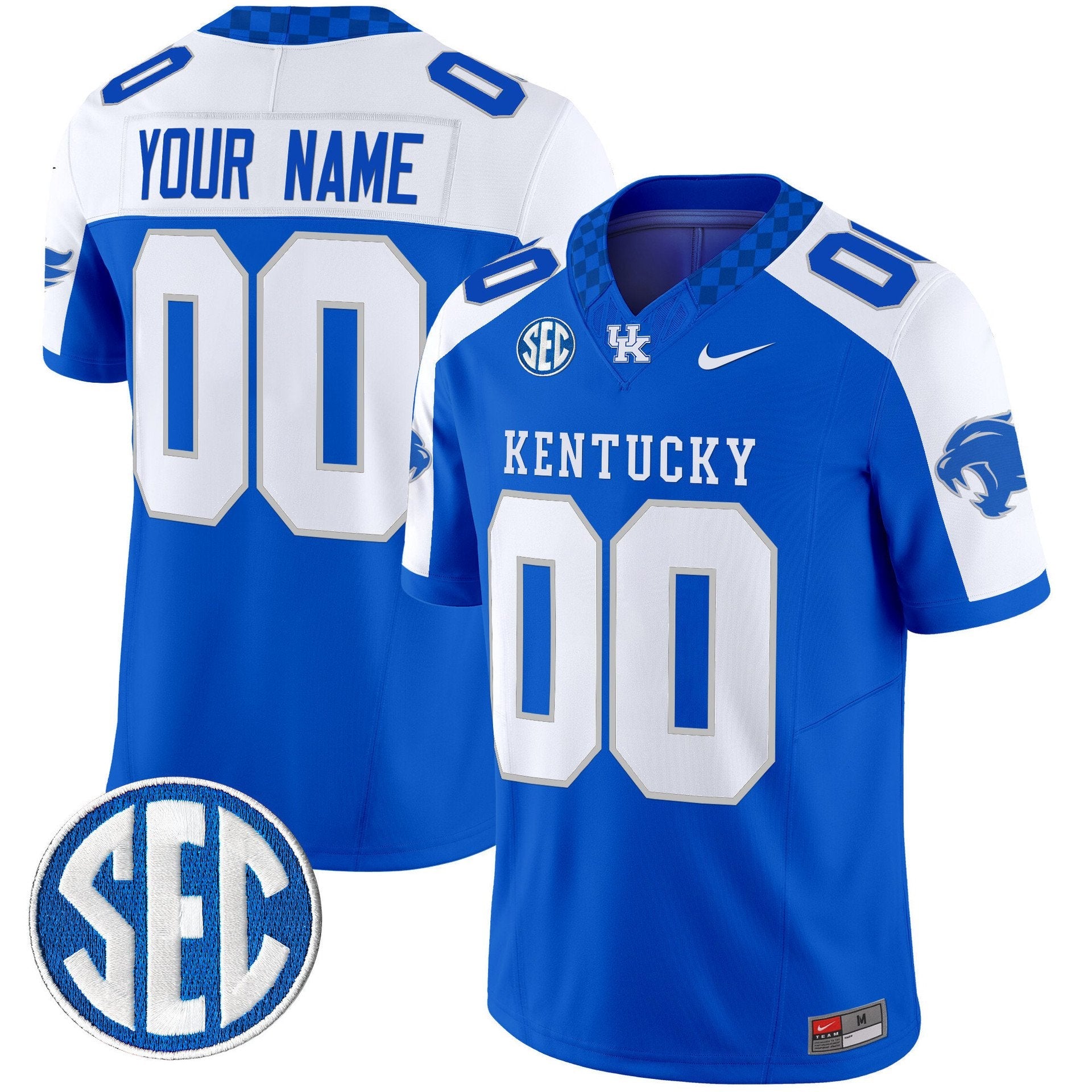 Custom Kentucky Wildcats Jersey Name, Number 2025 Limited Stitched Royal Alter