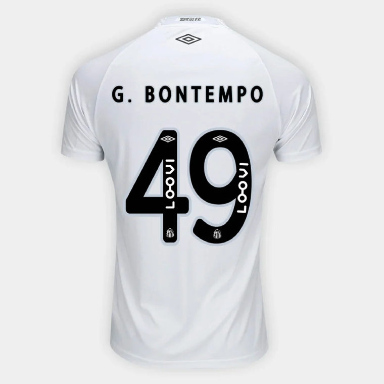 Santos FC G. BONTEMPO 49 Home 2025-26 Jersey – White