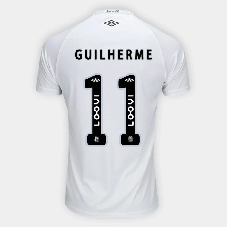 Santos FC GUILHERME 11 Home 2025-26 Jersey – White