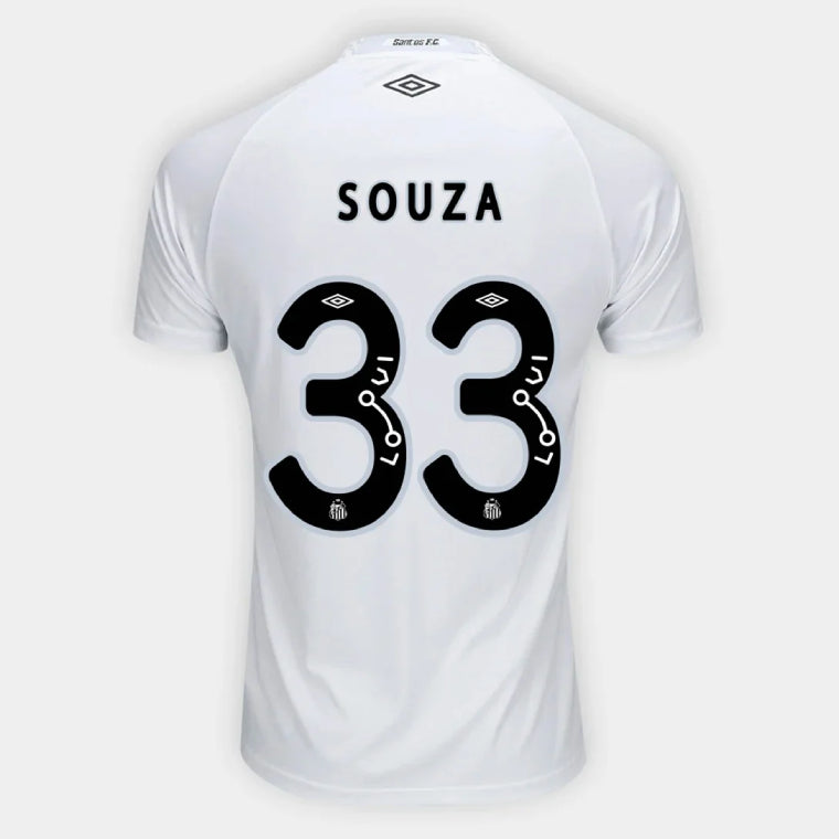 Santos FC SOUZA 33 Home 2025-26 Jersey – White