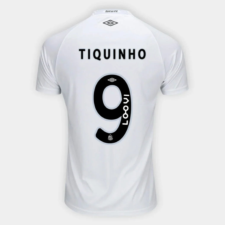 Santos FC TIQUINHO 9 Home 2025-26 Jersey – White